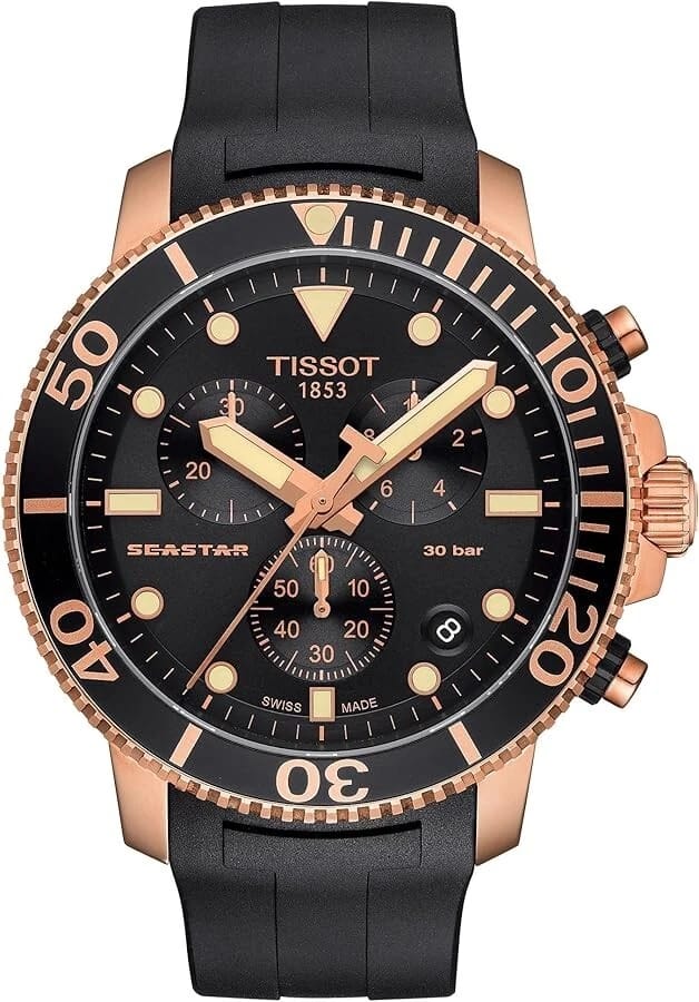 TISSOT MENS SEASTAR 1000 QUARTZ WATCH T120.417.37.051.00 - WARRANTY -RRP 725.00