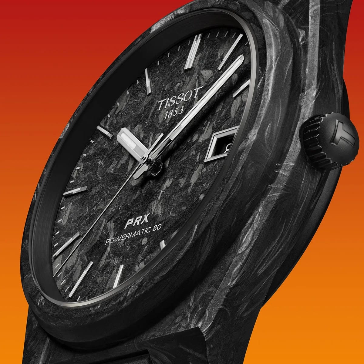 Tissot PRX Powermatic 80 Carbon 40.5 MM Automatic Watch T137.907.97.201.00