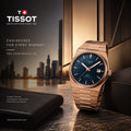 Tissot PRX Powermatic 80 Rose Gold 40 MM Auto Blue Dial Watch T137.407.33.041.00