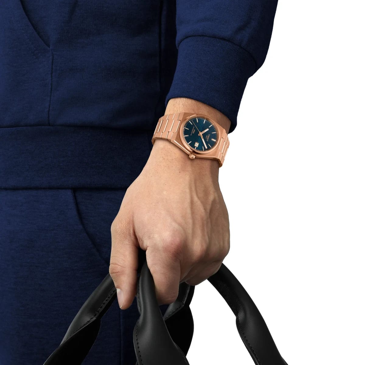 Tissot PRX Powermatic 80 Rose Gold 40 MM Auto Blue Dial Watch T137.407.33.041.00